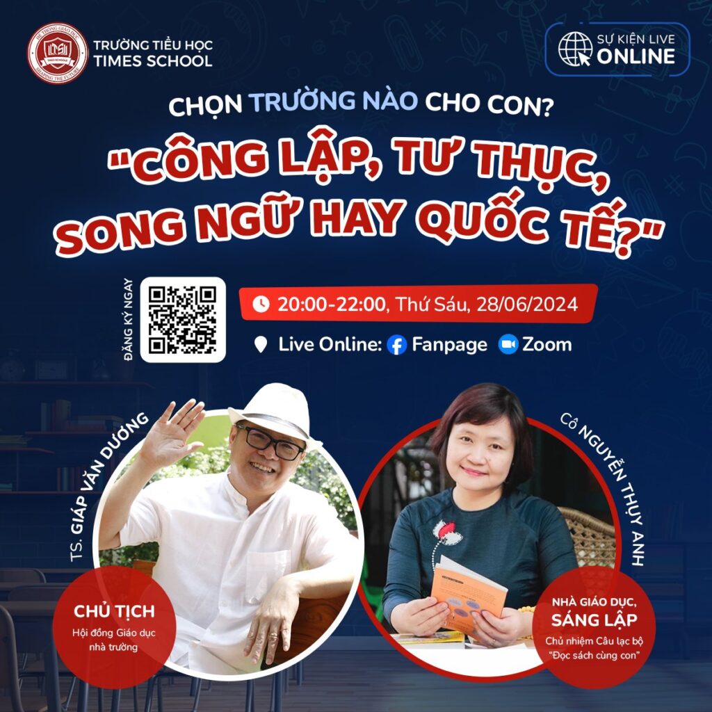 Tọa đàm và tư vấn: CHỌN TRƯỜNG NÀO CHO CON?